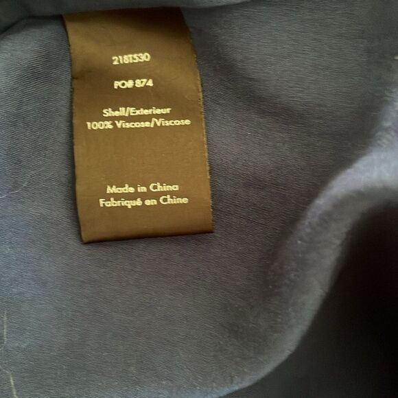 Elizabeth And James Navy Ophelia Blouse Size S - Picture 9 of 12